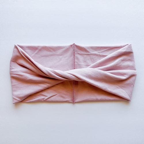 ADULT Soft Rose : Boho Twist Headband