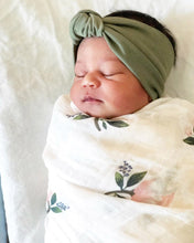 Mommy & Me Set : Sage Retro Knot Headband