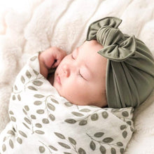 Sage Hat : w/ Flat Bow (bamboo fabric)