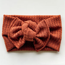 Clay Waffle : XL Flat Bow Headband