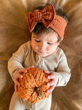 Clay Waffle : XL Flat Bow Headband