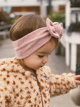 Heathered Rose : Flat Bow Headband