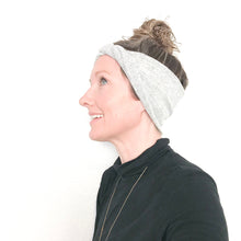 ADULT Super Soft Gray Sweater : Boho Twist Headband