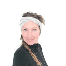 ADULT Super Soft Gray Sweater : Boho Twist Headband