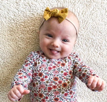 Mustard Linen : Knot Bow