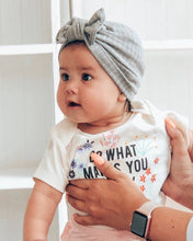 Gray Ribbed Fuzzy Hat: w/ Flat Bow
