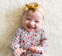Mustard Linen : Knot Bow