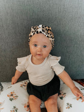 Cheetah Textured : Flat Bow Headband