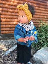 Mustard Knit : Flat Bow Headband
