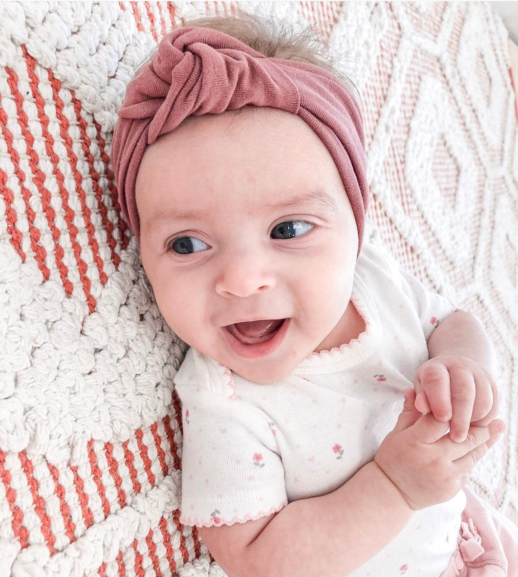 Dusty Rose: Retro Knot Headband