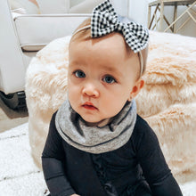 Mini Black Plaid : Classic Bow