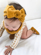 Mustard Knit : Flat Bow Headband