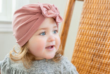 Dusty Rose Hat : w/ Flat Bow
