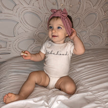 Heathered Pink : Flat Bow Headband