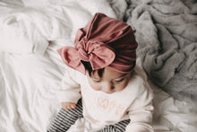Dusty Rose Hat : w/ Flat Bow