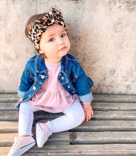 Cheetah Textured : Flat Bow Headband