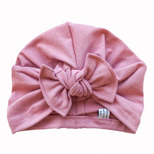 Dusty Rose Hat : w/ Flat Bow