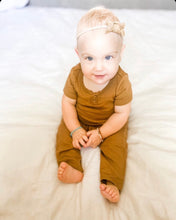 Cognac Linen : Knot bow