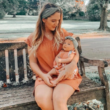 Sage : (Mommy & Me set) Boho Twist & Flat Bow Headband