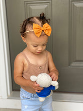 Persimmons Linen : Classic Bow