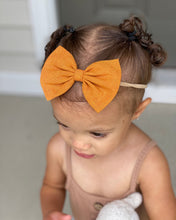 Persimmons Linen : Classic Bow