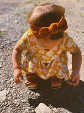 Terracotta Textured : Flat Bow Headband