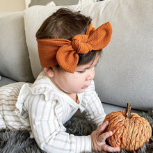 Terracotta Textured : Flat Bow Headband