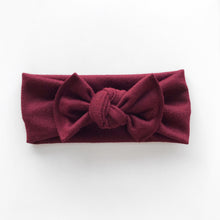 Super Soft Burgundy Sweater : Flat Bow Headband