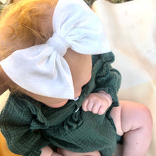 White Velvet : XL Bow
