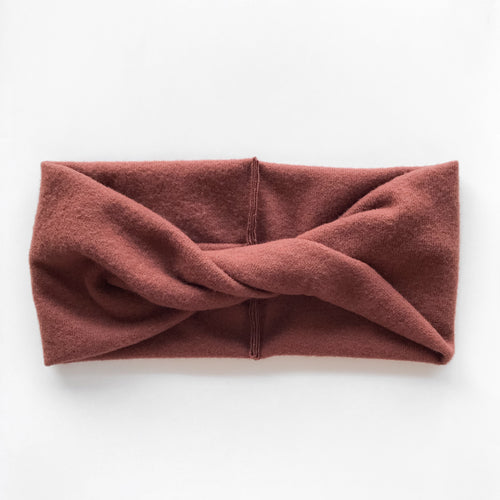 ADULT Super Soft Auburn Sweater : Boho Twist Headband