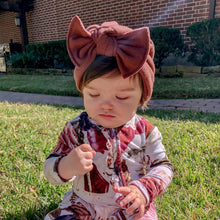 Super Soft Auburn Sweater Hat : w/ Flat Bow