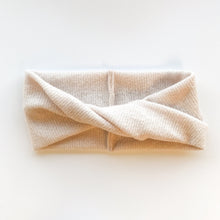 ADULT Heathered Natural : Boho Twist Headband