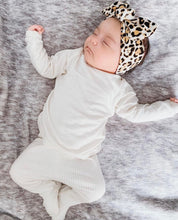 Cheetah Textured : Flat Bow Headband