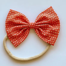 SALE - Poppin' Papaya : (1 Classic Bow)