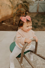 Mauve Velvet : XL Bow