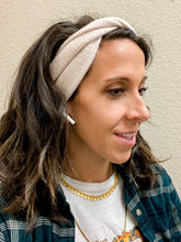 ADULT Heathered Natural : Boho Twist Headband