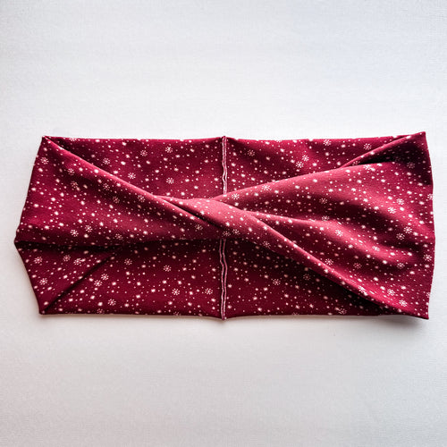ADULT Sangria Snowflakes : Boho Twist Headband