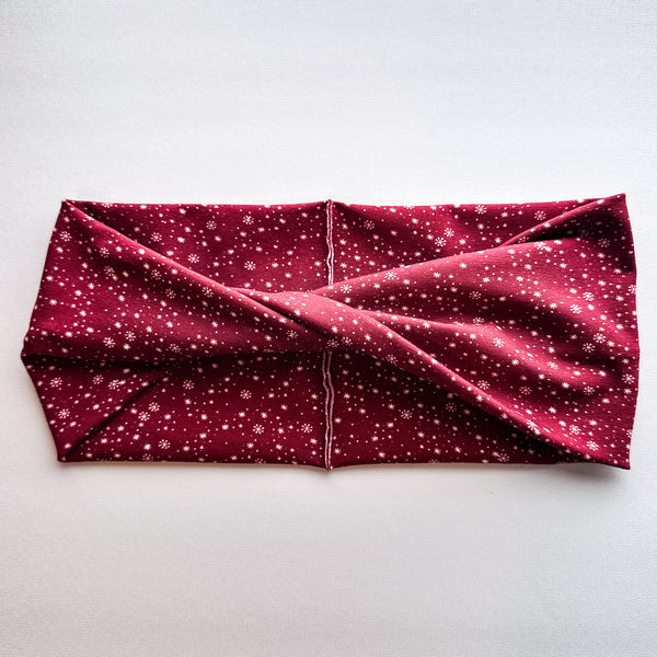ADULT Sangria Snowflakes : Boho Twist Headband