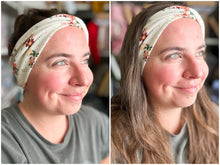 Bouquet Dots : (Mommy & Me set) Boho Twist & Flat Bow Headband