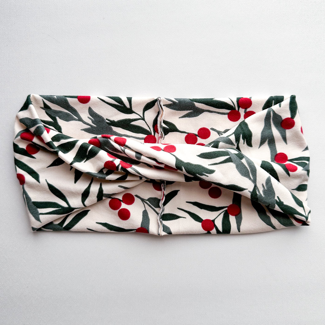 Winter Berries : Boho Twist Headband