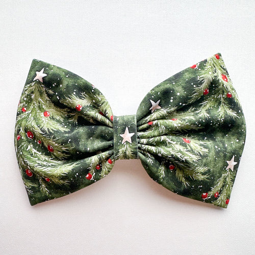 Christmas Tree Forest : Scarf Bow (on clip)