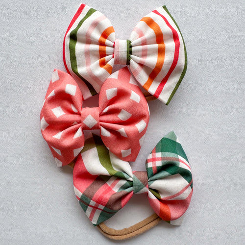 Easter Basket Bunch Set : (3 bows)