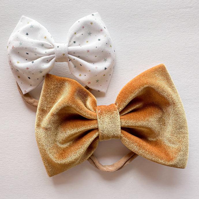 Star Bright Set : Classic Bow & XL Bow