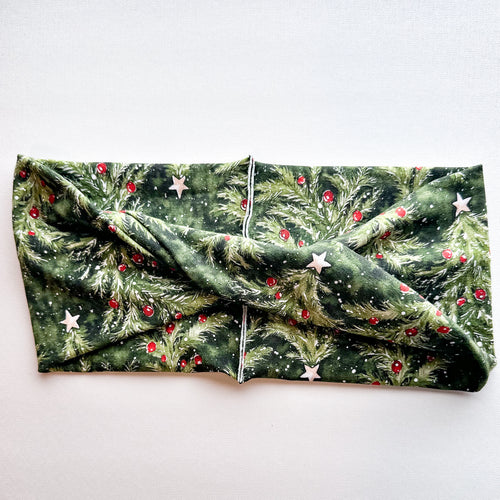 ADULT Christmas Tree Forest : Boho Twist Headband
