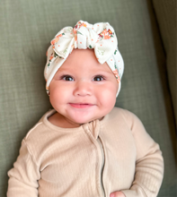 Bouquet Dots : (Mommy & Me set) Boho Twist & Flat Bow Headband