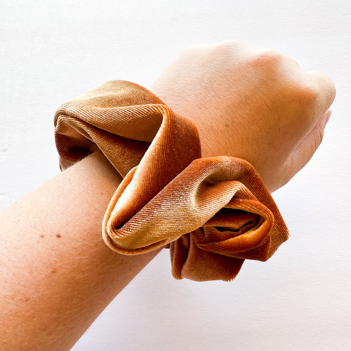 Copper Velvet : Scrunchie