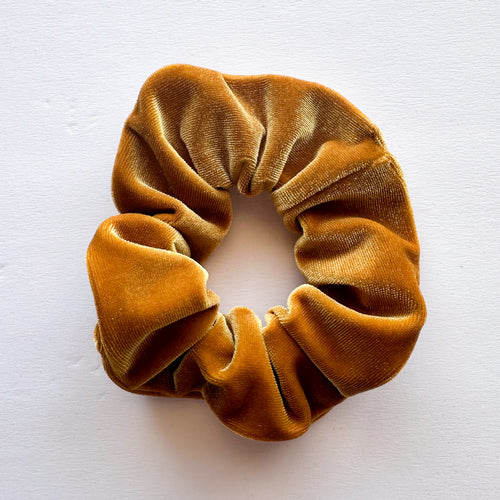 Gold Velvet : Scrunchie