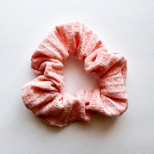 Light Pink Waffle : Scrunchie