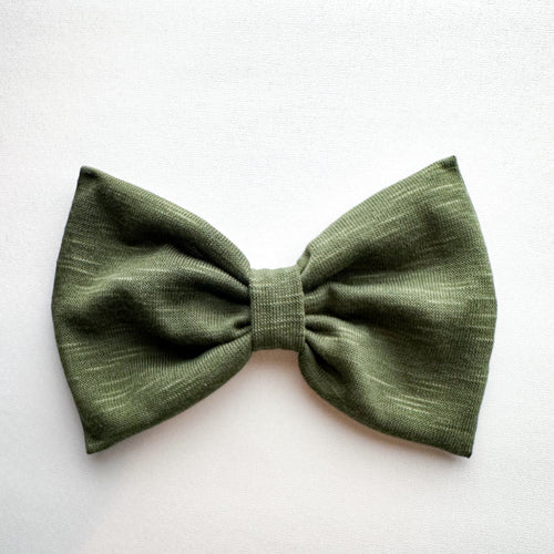 Fern Green : Scarf Bow (on clip)