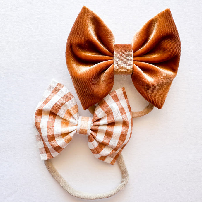 Cinnamon Spice Set : 2 Classic Bows